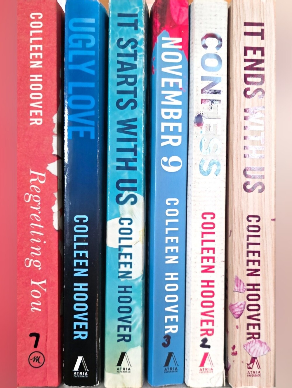 COLLEEN HOOVER (6) Paperback Books in Great Condition!!